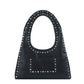 Fashion Motorcycle Oil Wax Leather Simple Waste Armpit Bags