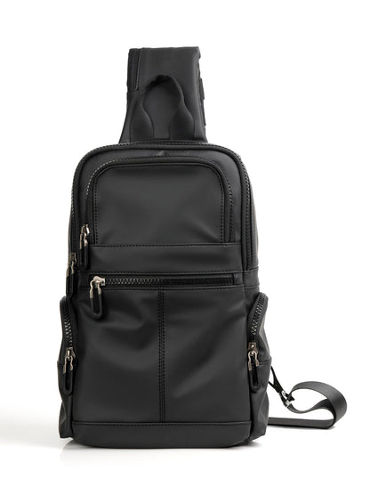 Men's Waterproof Oxford Cloth Large Capacity Solid Men's Chest Bags