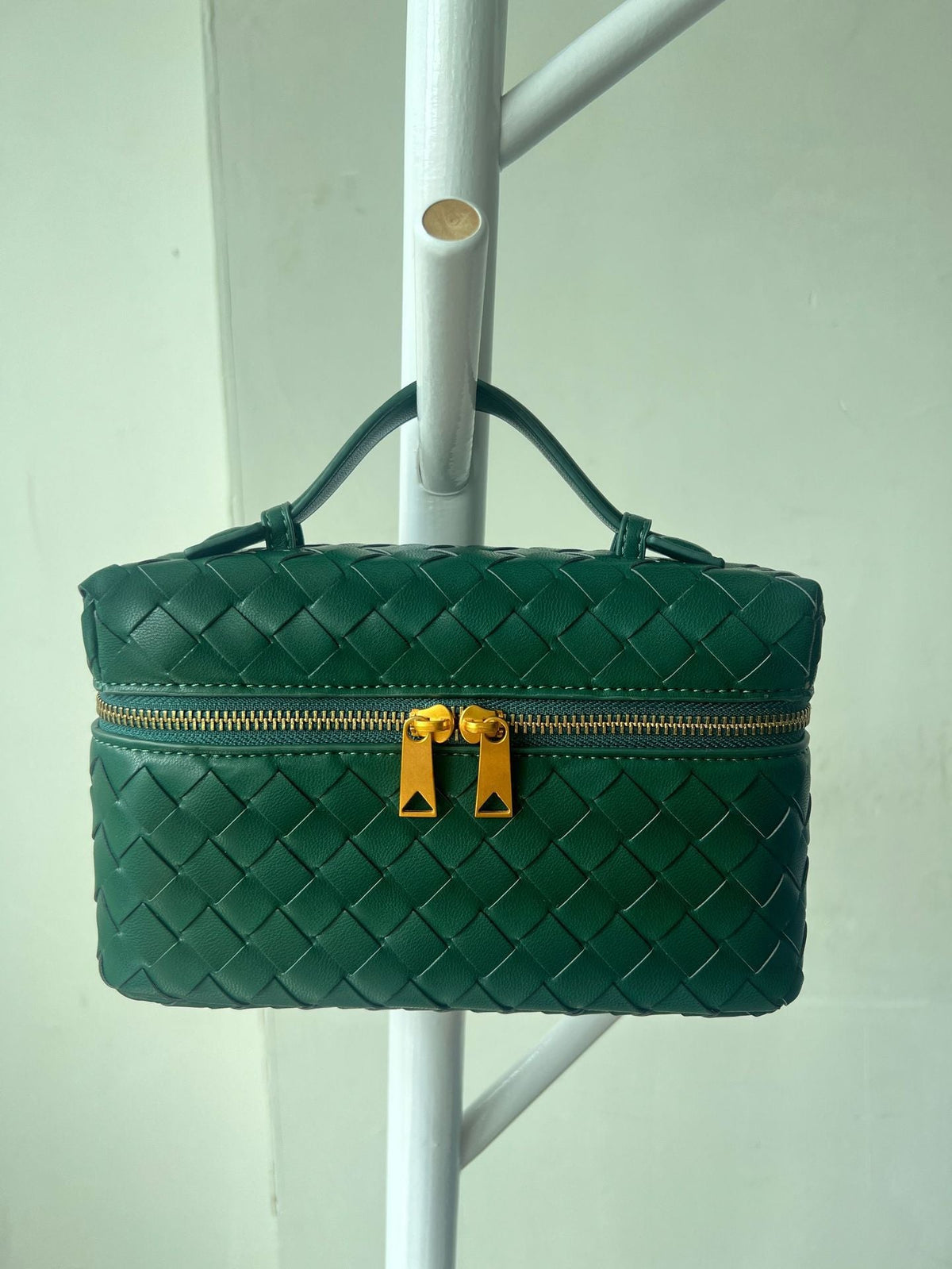 Women's Woven Lunch Box Versatile Handmade Small Square Bags