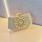 Women's Banquet Full Diamond Clutch Rhinestone Cheongsam Dinner Evening Bags