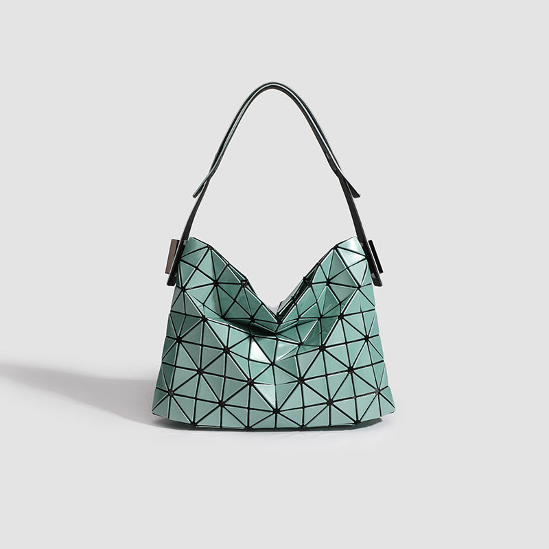 Trendy Style Underarm Commuter Geometric Rhombus Crossbody Bags
