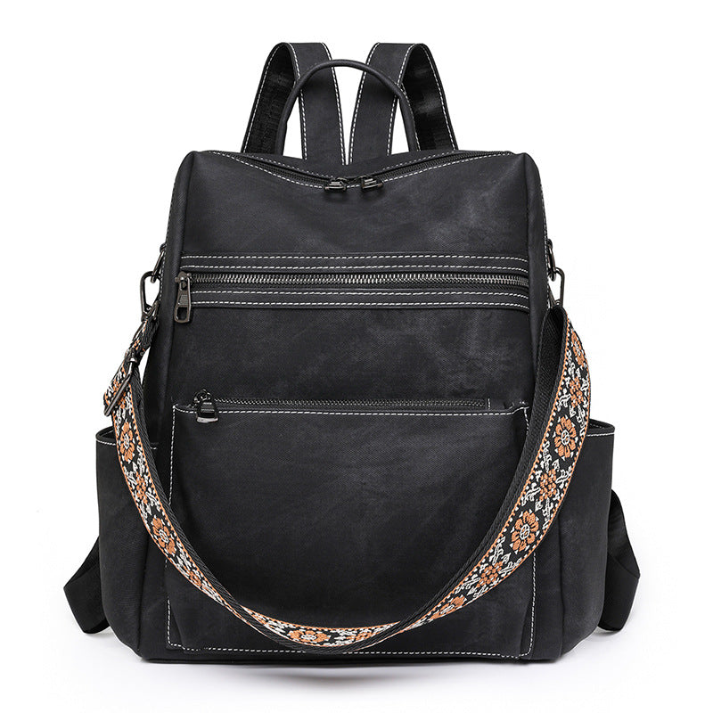 Women's Lightweight Retro Large Capacity Leisure Backpacks