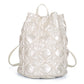 Women's Drawstring Ruffle Cloud Fashion Bubble Down Shoulder Bags