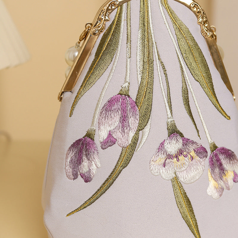 Town Embroidered Ancient Style Cheongsam Banquet Bags