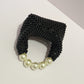 Hand-woven Dinner Beaded Large Beads Pearl Handbags