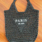 Round Goddess Underarm Handmade Straw Bearded Armpit Bags