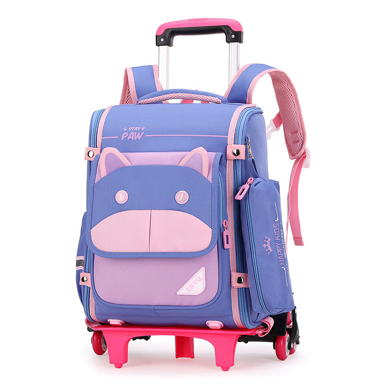 Women's & Men's Natural Fish Full Open Space Primary Grade Elementary School Students' Schoolbags