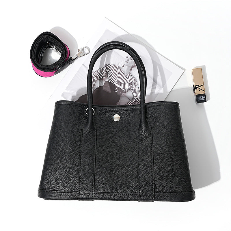 Women's Genuine Leather Portable Quality First Layer Handbags