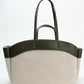 Women's Canvas Fashionable Stitching Large Capacity Commuter Tote Bags