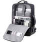 Men's Waterproof Charging Large Capacity Business Commute Leisure Expansion Backpacks