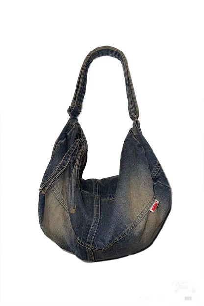 Women's Nier Distressed Jean Washed Cloth Sweet Cool Crossbody Bags