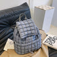 Women's Pleated Cloud Korean Niche Bubble Large Backpacks