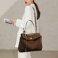 Women's Frosted Cowhide High-grade Large Capacity Portable Armpit Bags