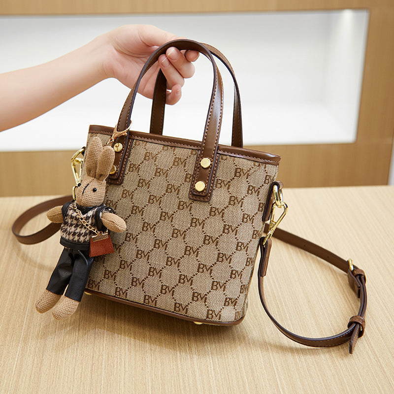 Women's Classic Comfortable Printed Vegetable Basket Handbags