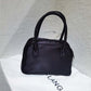 Niche Satin Pink Ballet Style Bowling Handbags