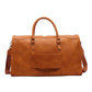 Women's Leather Fashion Retro Portable Packaging Clothes Travel Bags