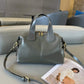 Women's Large Capacity Genuine Leather Dumpling Texture Vegetable Tanned Oil Handbags