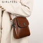 Women's Fashionable Genuine Leather Cattlehide Fashion Mobile Crossbody Bags