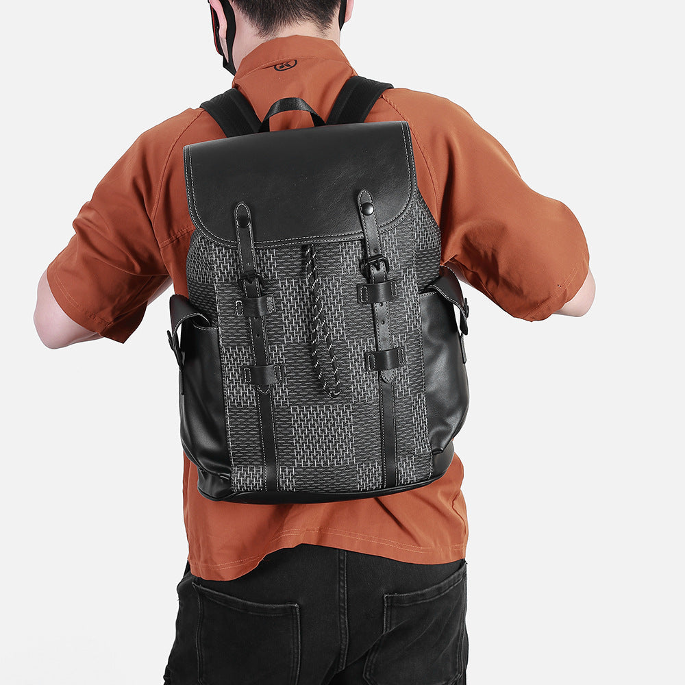 Men's Fashion High Quality Commuter Computer Green Backpacks