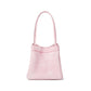 Women's Chinese Style Tip Leather Satin Large Shoulder Bags