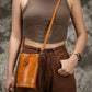 Mobile Exclusive Store Vegetable Tanned Oil Wax Phone Bags