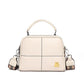 Women's Leather Diamond Embroidery Thread Fashionable Top Shoulder Bags