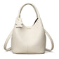 Women's Fashionable Lychee Pattern Soft Leather Western Bags