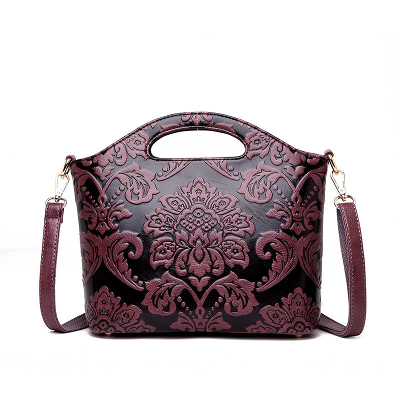 Women's Ethnic Style Trendy Mother National Flower Bags