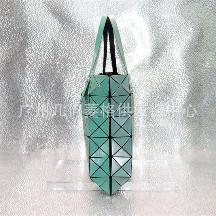 Fritillary Geometric Diamond Pattern Plaid Commuter Shoulder Bags