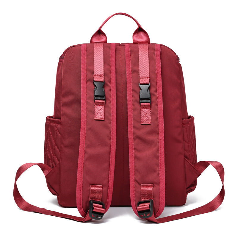 Color Large Capacity Embroidery Diaper Portable Bottle Bags