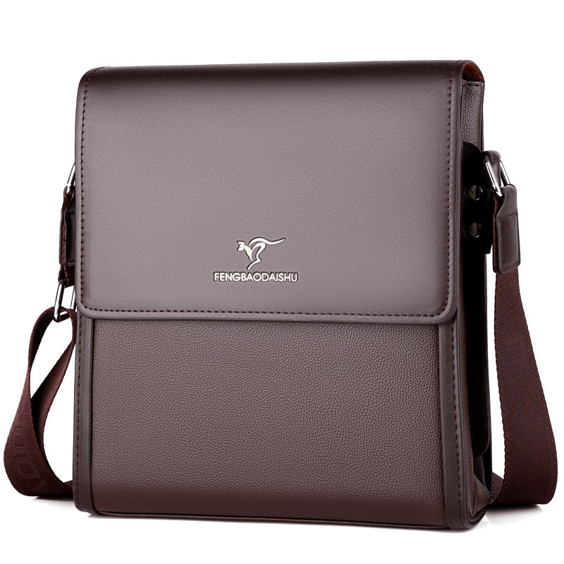 Men's Single Large Capacity Business Horizontal Vertical Men's Shoulder Bags
