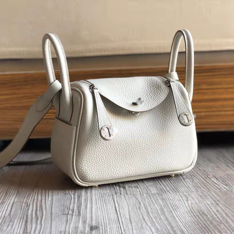 Lindy Genuine Cattlehide Leather Surface High Hand Crossbody Bags