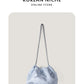 Women's Niche Chain Bow Soft Leather Spring Crossbody Bags