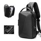 Men's Lightweight Trendy Street Polyhedron Rechargeable Fitness Men's Chest Bags