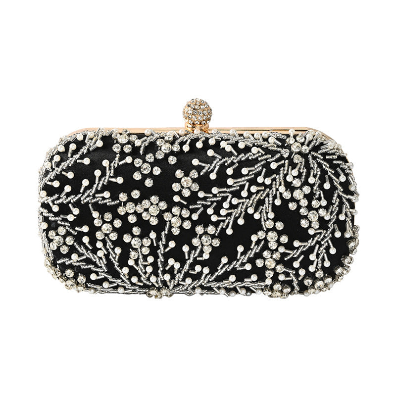 Diamond Pearl Handmade Beaded Light Luxury Handbags