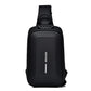 Men's Fashion Solid Color Charging Waterproof Men's Chest Bags