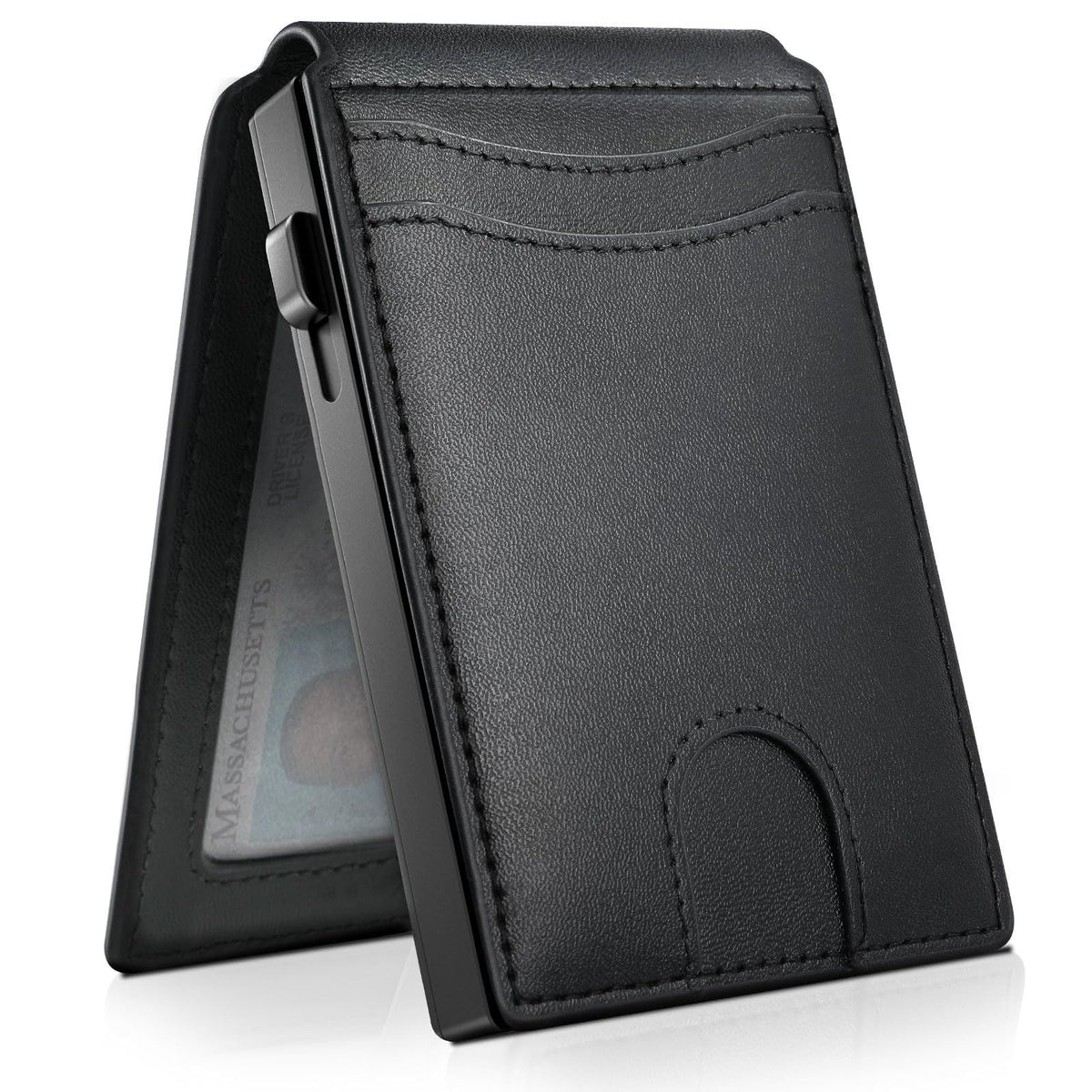 Men's Credit Magnetic Separation Flip Cassette Automatic Card Holder