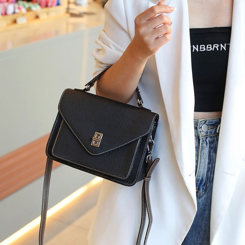Women's Genuine Leather Commuter Summer French Handbags