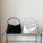 Women's Nylon Stitching Large Capacity Underarm Pure Shoulder Bags