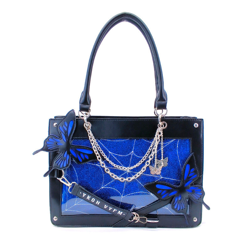 Dark Style Labyrinth Butterfly Cartoon Hand-held Shoulder Bags