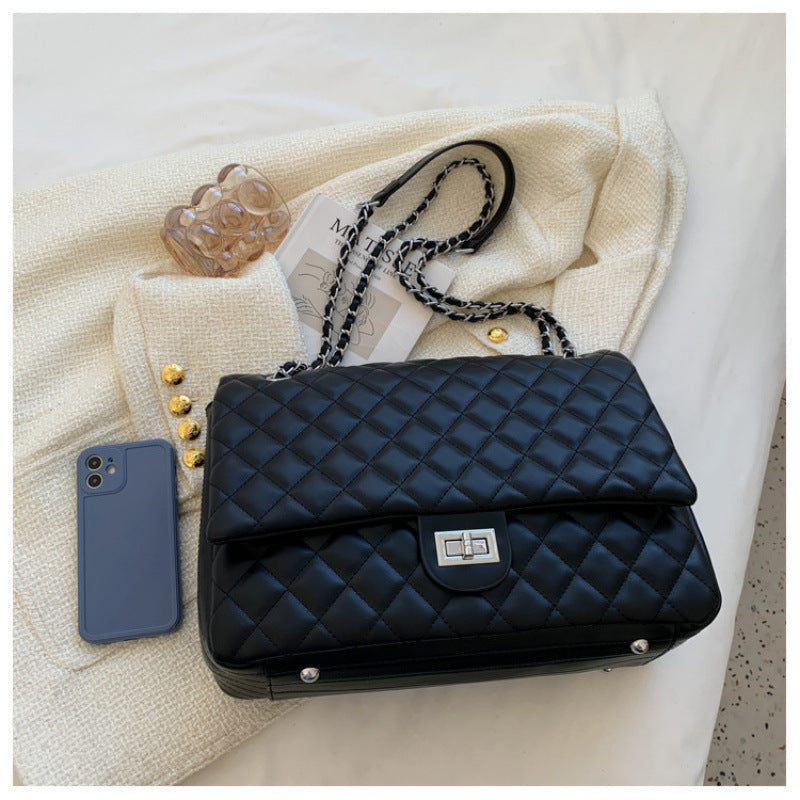 Texture Female Niche Fashion Popular Rhombus Bags