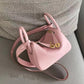 Women's Lindy Mini Doctor Cow Leather Portable Handbags