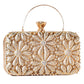 Women's Flower Rhinestone Dress Garment Hand-held Wedding Evening Bags