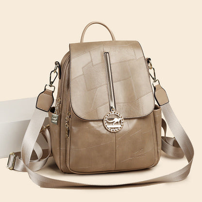 Women's Fashionable Splicing Large Capacity Trendy Travel Bags