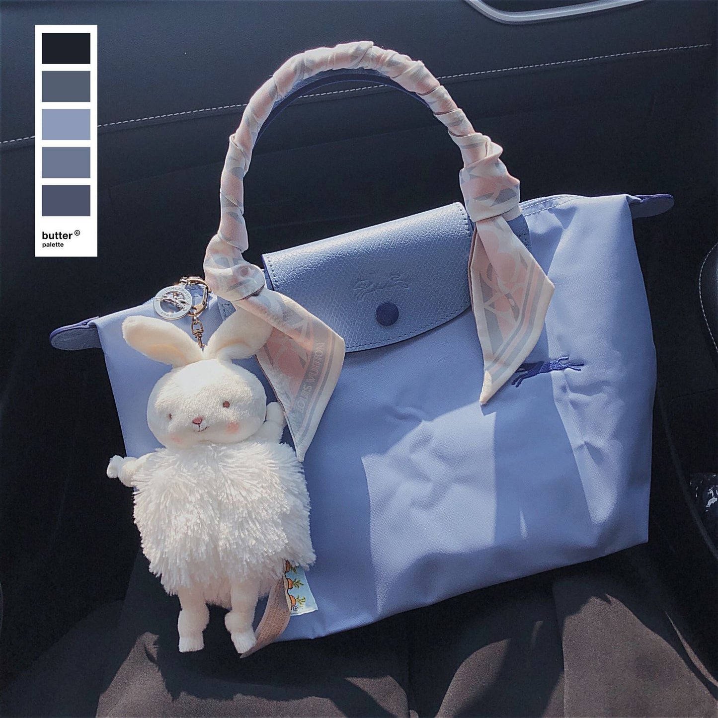 Women's Nylon Dumpling Embroidered Large Capacity Totes Shoulder Bags
