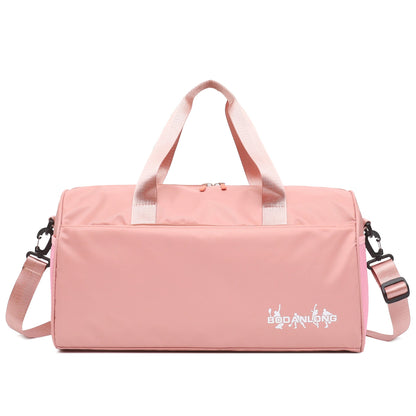 Women's & Men's & Fitness Cylinder Lightweight Short Business Travel Bags