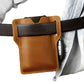 Men's Retro Crazy Horse Leather Mobile Cigarette Men's Waist Packs