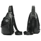 Men's Versatile Popular Leather Slanted Cowhide Men's Chest Bags