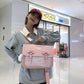 Fresh Lolita Style Chessboard Plaid Bow Backpacks