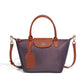 Women's Trendy Nylon Dumplings Fashionable Simple Contrast Handbags